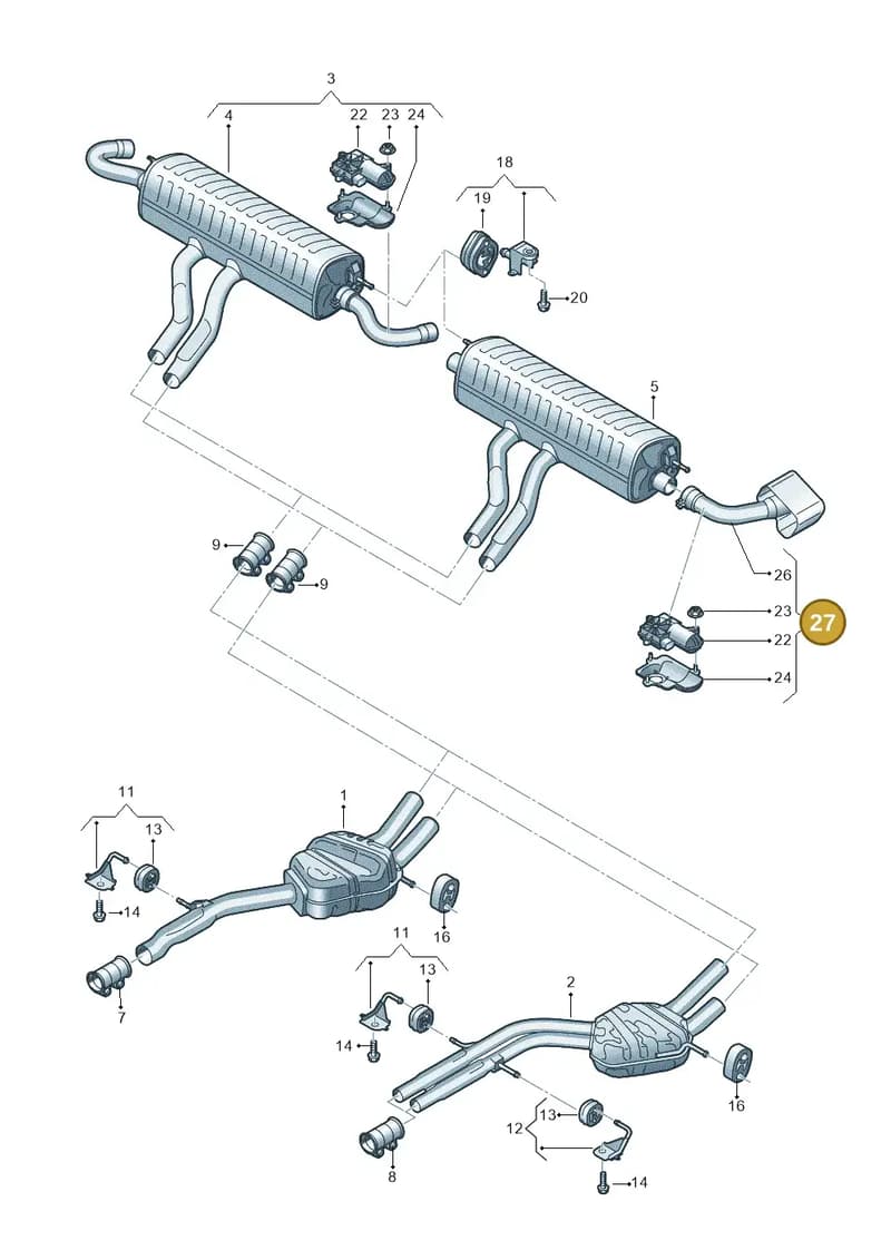 4M8253681AS — Audi Q8 (2018-2025) diagram 429253860, position 27
