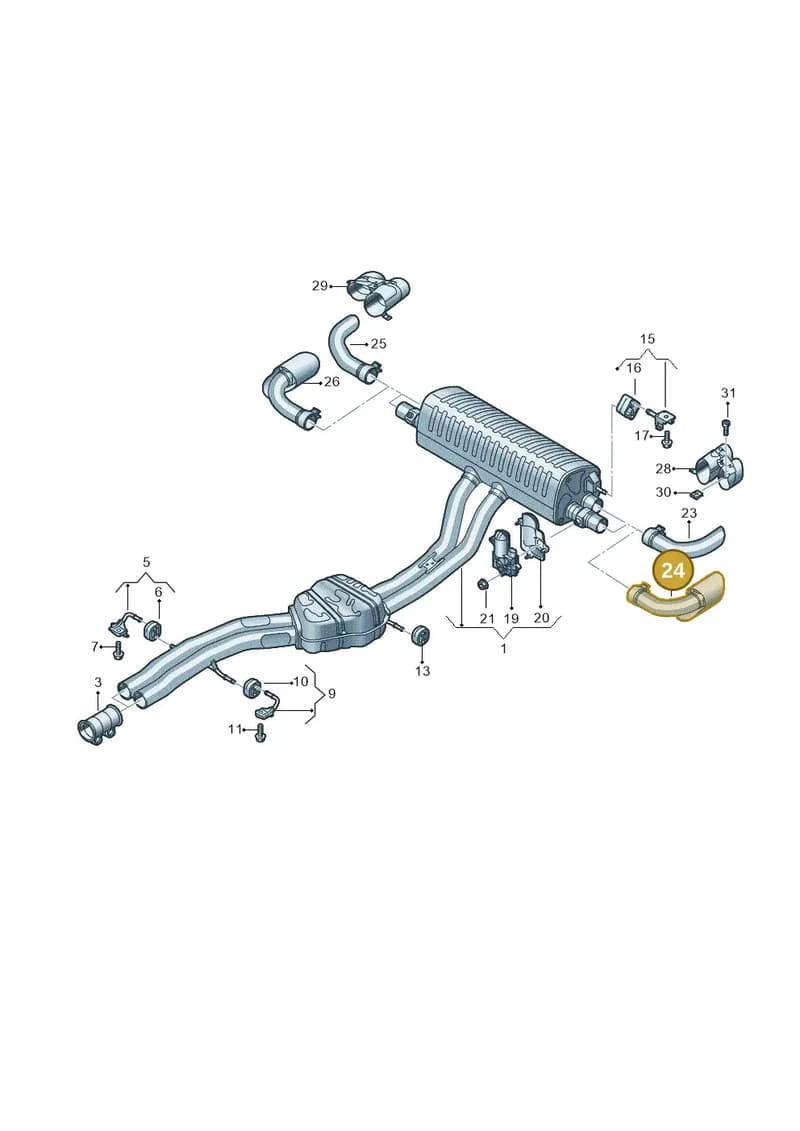4M8253681BC — Audi Q8 (2018-2025) diagram 429253970, position 24
