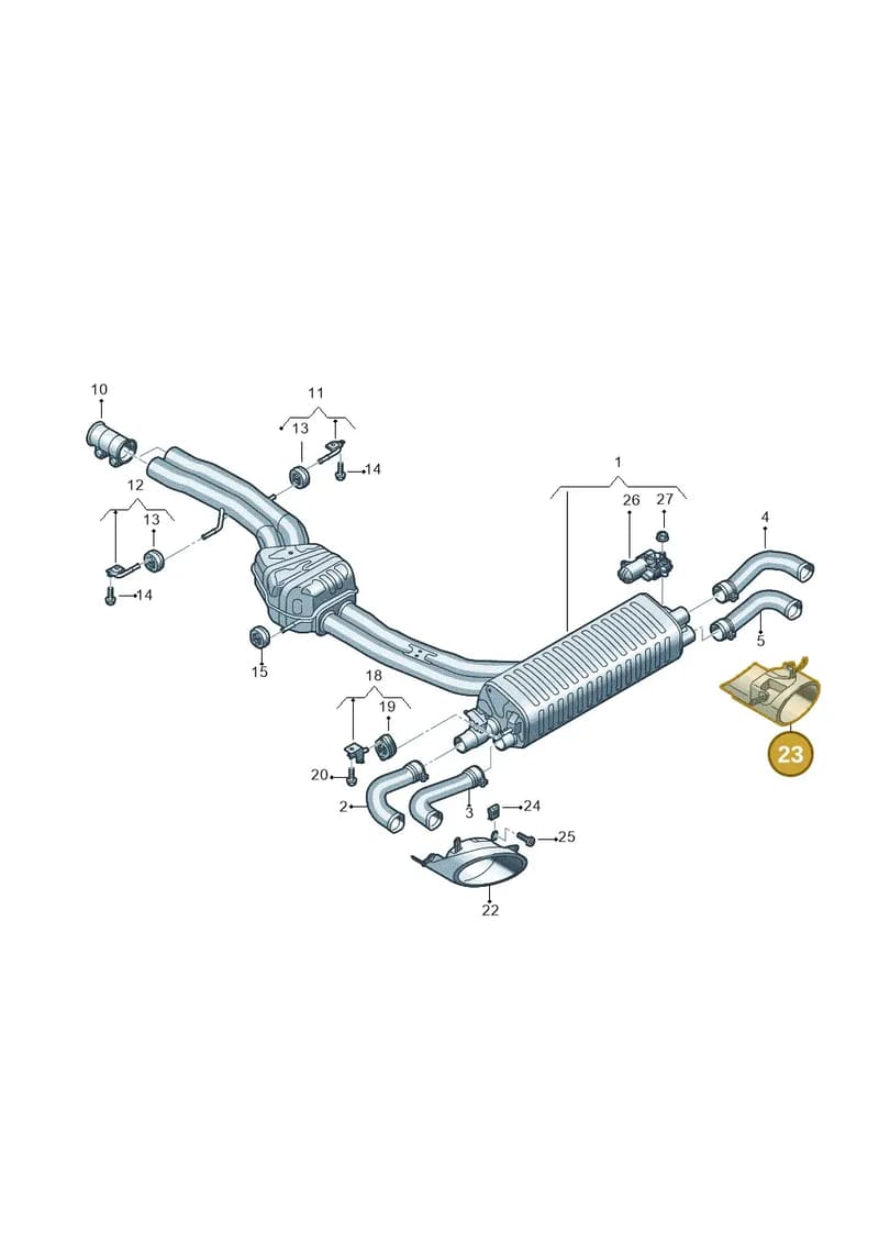 4M8253826A — Audi RS Q8 (2019-2025) diagram 595253870, position 23