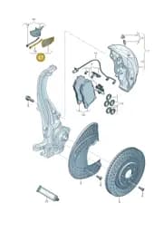 4M8615448A Audi Air Guide