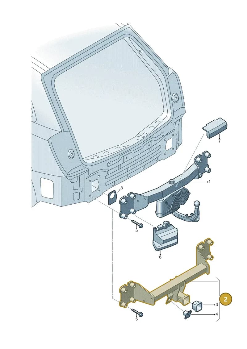 4M8803881B — Audi RS Q8 (2019-2025) diagram 429804500, position 2