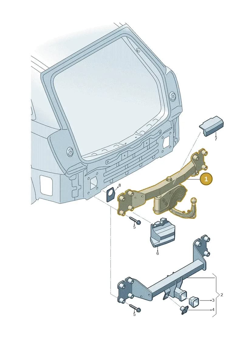 4M8803881E — Audi RS Q8 (2019-2025) diagram 429804500, position 1