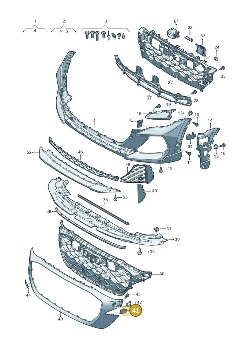 4M8807753DY9B — Audi RS Q8 (2019-2025) diagram 595807200, position 41