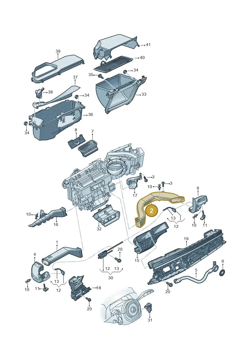 4M8819655B — Audi RS Q8 (2019-2025) diagram 429819010, position 2