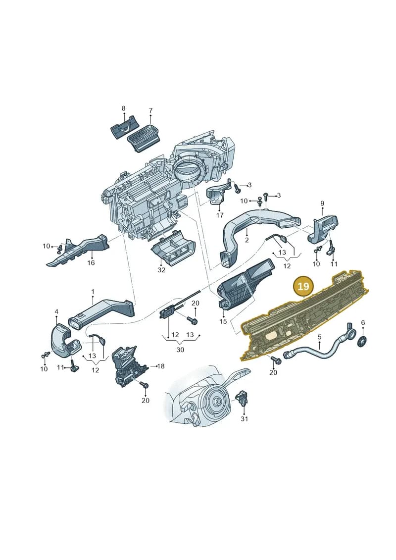 4M8820902D6PS — Audi Q7 (2015-2025) diagram 859819020, position 19