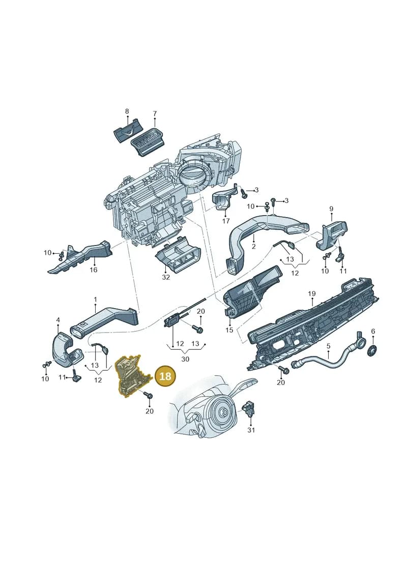 4M8820902J4PK — Audi Q7 (2015-2025) diagram 859819020, position 18