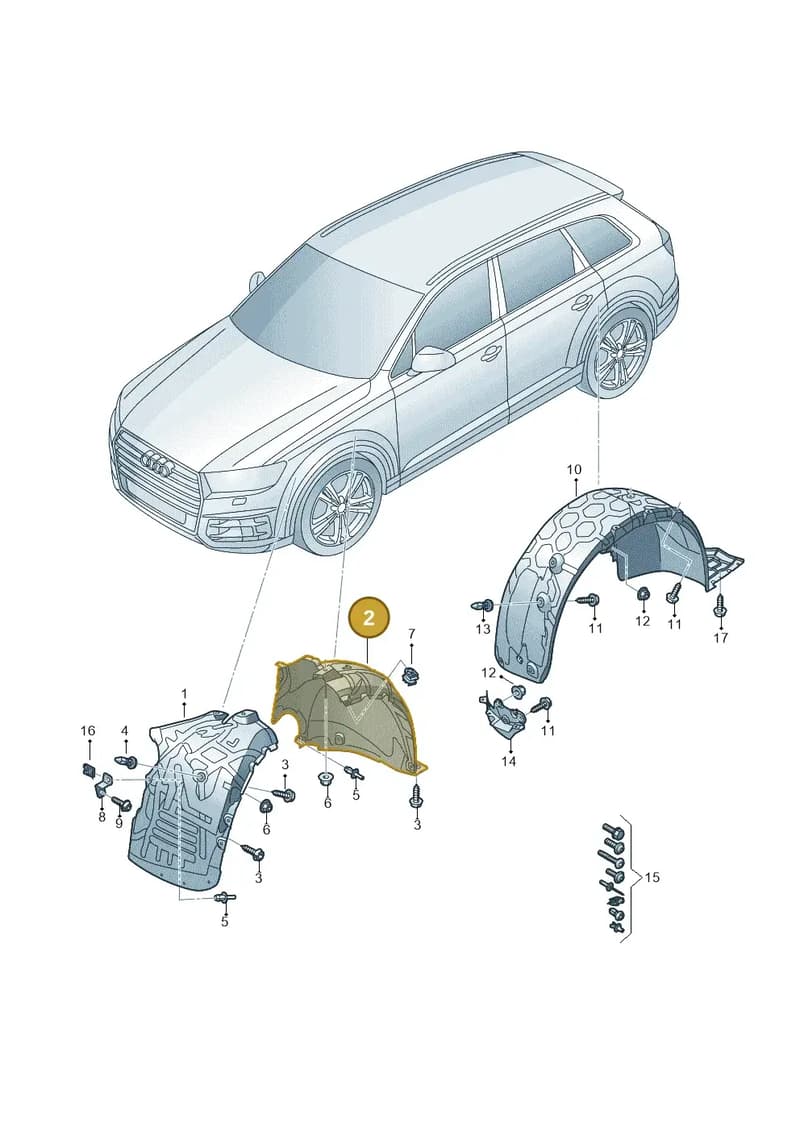 4M8821192D — Audi Q8 (2018-2025) diagram 859821500, position 2