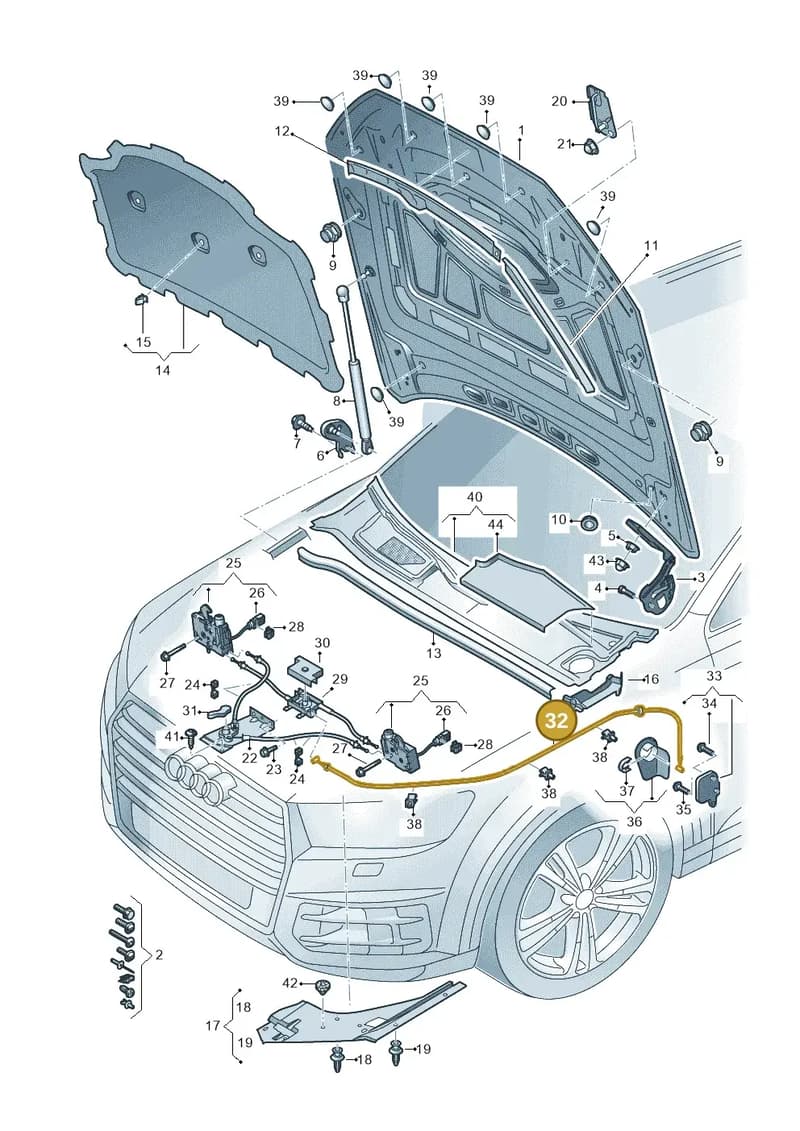 4M8823535E — Audi RS Q8 (2019-2025) diagram 429823000, position 32