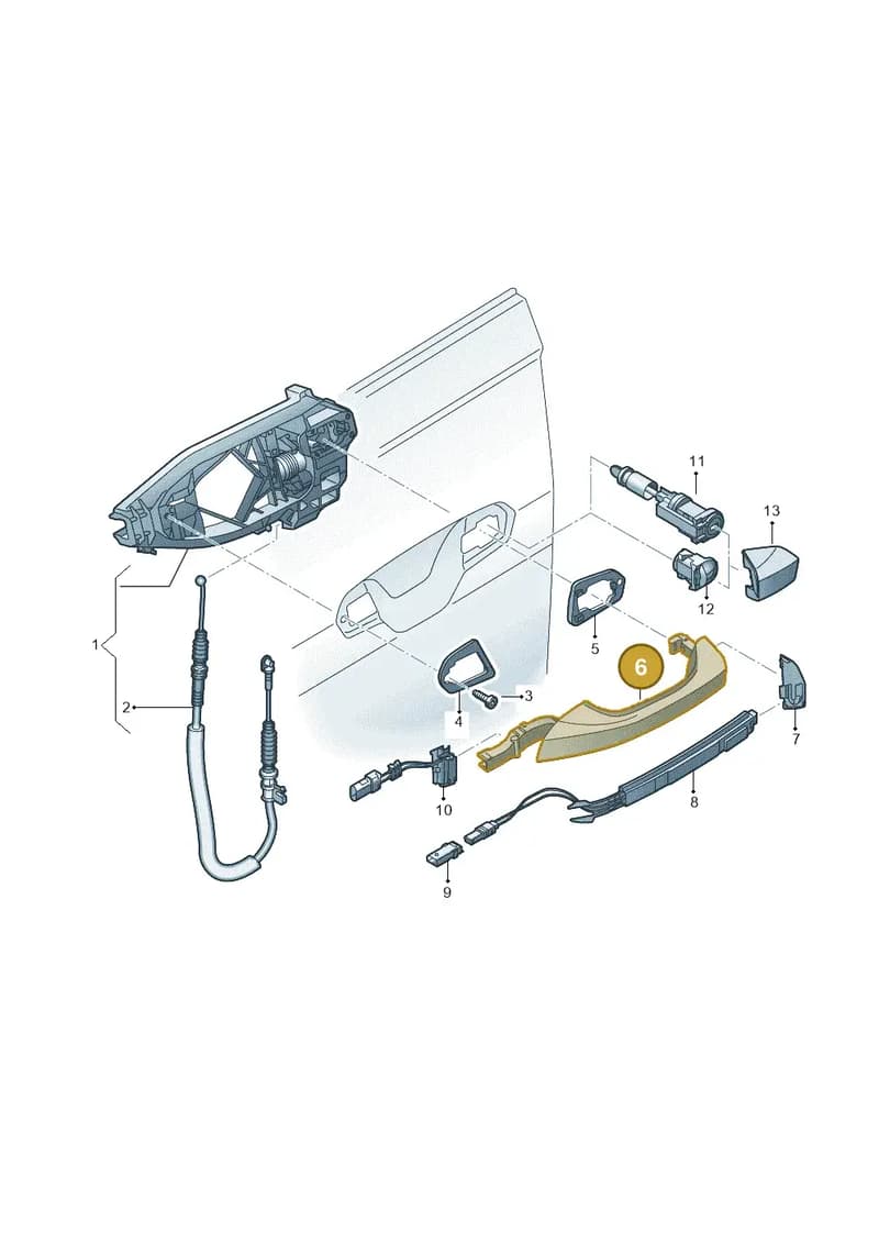 4M8837205BGRU — Audi RS6 Avant (2019-) diagram 429837000, position 6