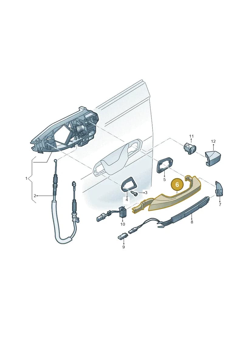 4M8837205BGRU — Audi RS6 Avant (2019-) diagram 429839000, position 6