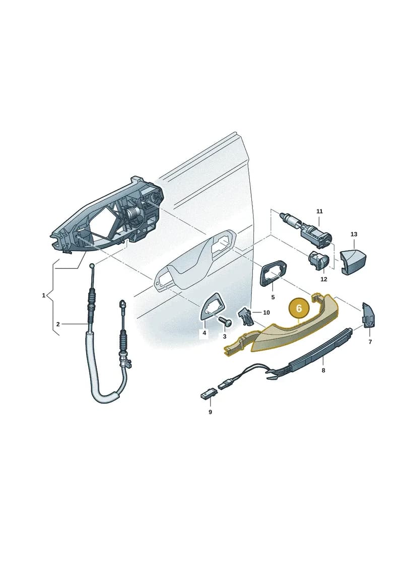 4M8837206BGRU — Audi Q6 e-tron (2023-2025) diagram f5s837000, position 6