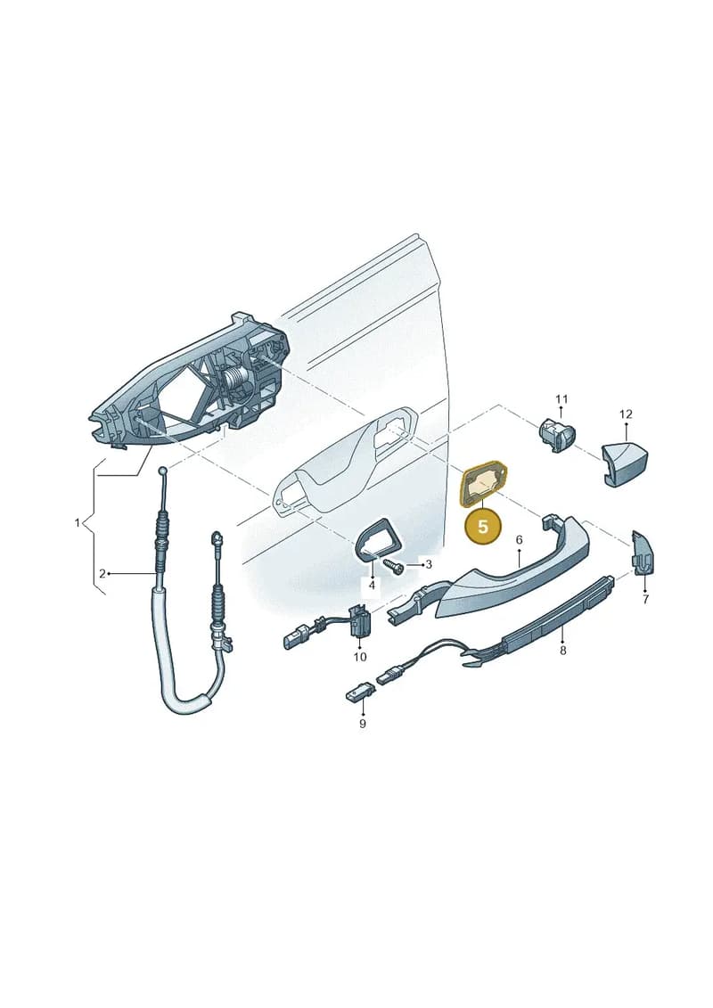 4M8837278 — Audi RS6 Avant (2019-2025) diagram 429839000, position 5
