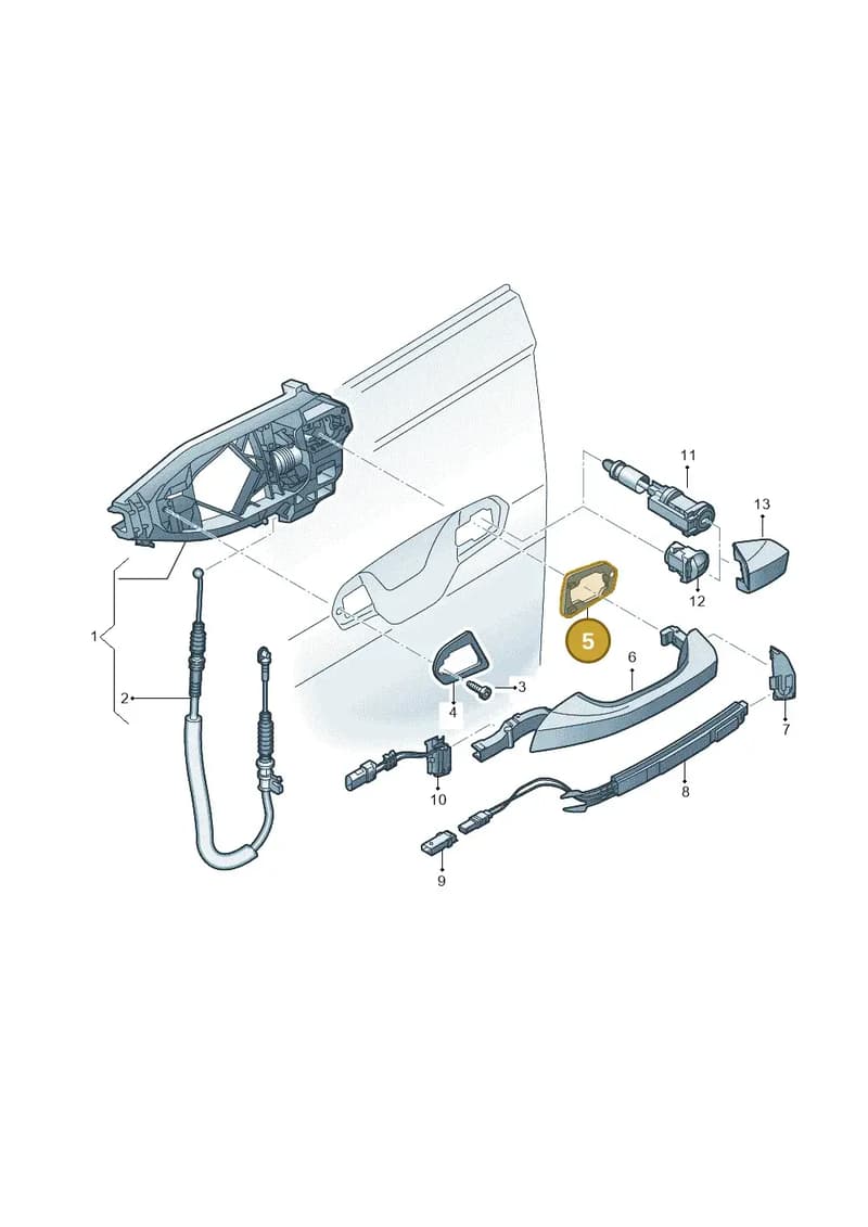 4M8837278 — Audi RS6 Avant (2019-2025) diagram 429837000, position 5