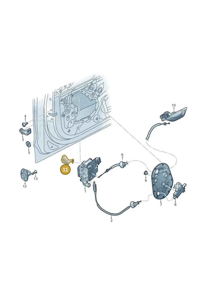 4M8837349 — Audi RS Q8 (2019-2025) diagram 429837030, position 11