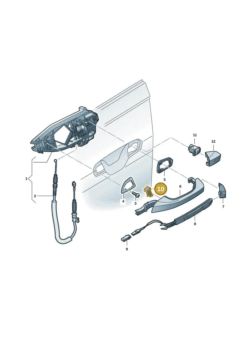 4M8837810 — Audi Q6 e-tron (2023-2025) diagram f5s839000, position 10