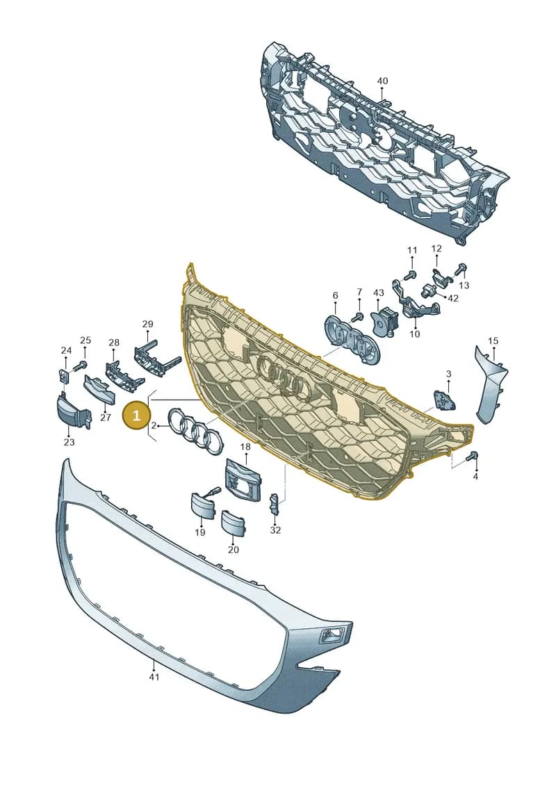 4M8853651CBT94 — Audi RS Q8 (2019-2025) diagram 595853500, position 1