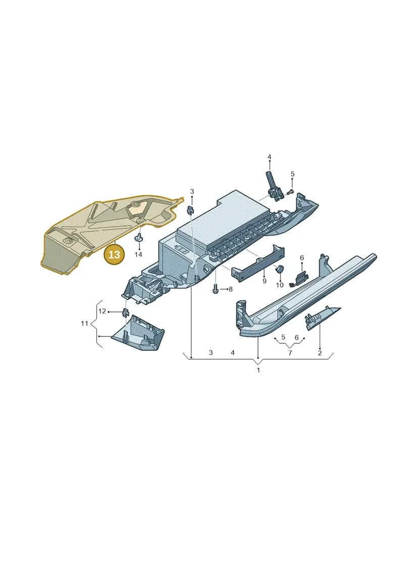 4M8857109B — Audi RS Q8 (2019-2025) diagram 429857020, position 13