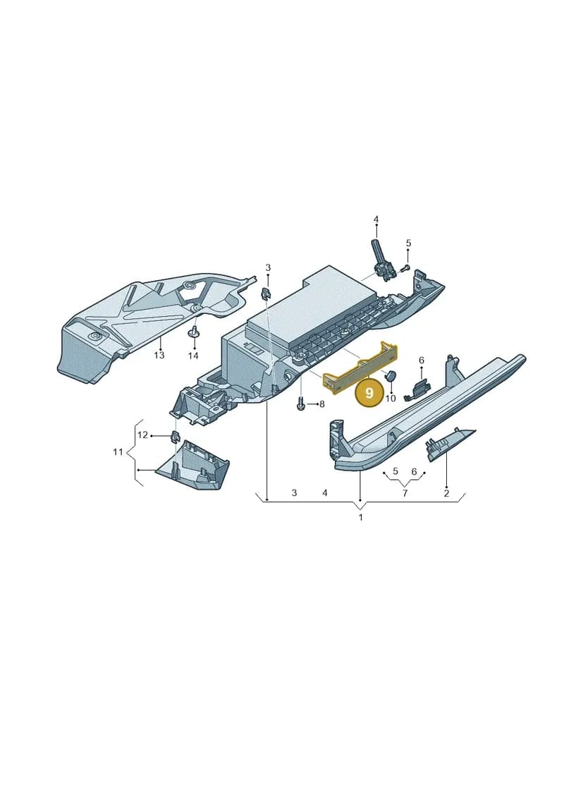4M8857135 — Audi RS Q8 (2019-2025) diagram 429857020, position 9
