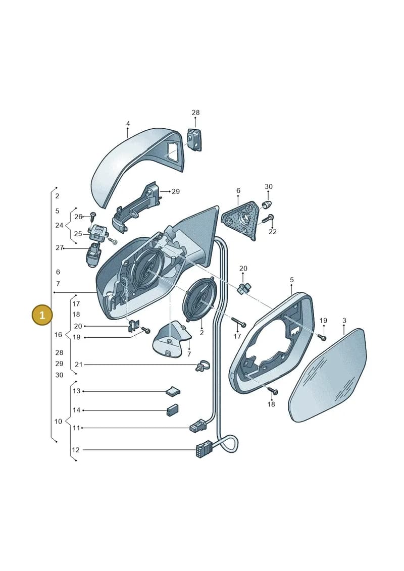 4M8857410AR9B9 — Audi RS Q8 (2019-2025) diagram 429857040, position 1