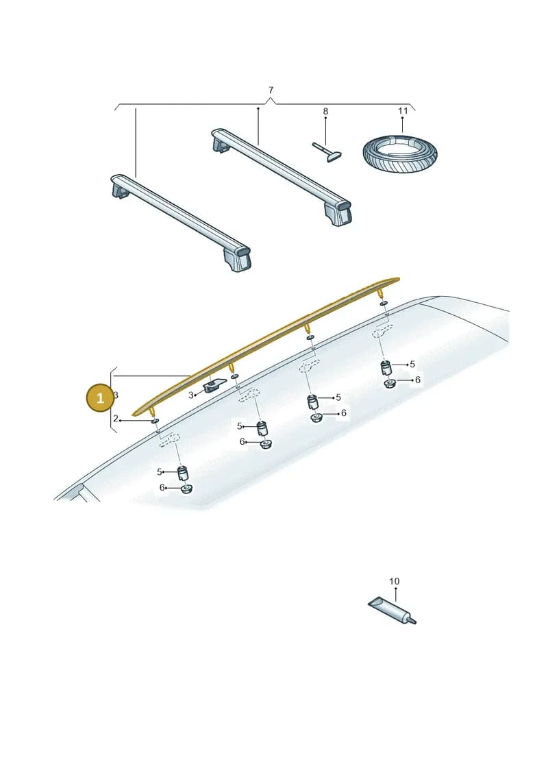 4M8860022H3Q7 — Audi RS Q8 (2019-2025) diagram 429860050, position 1