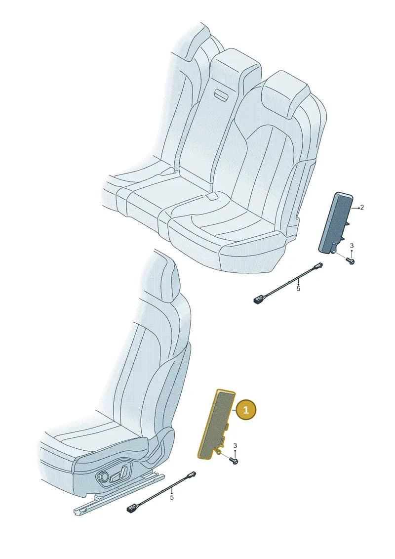 4M8880242K — Audi Q7 (2015-2025) diagram 859880200, position 1