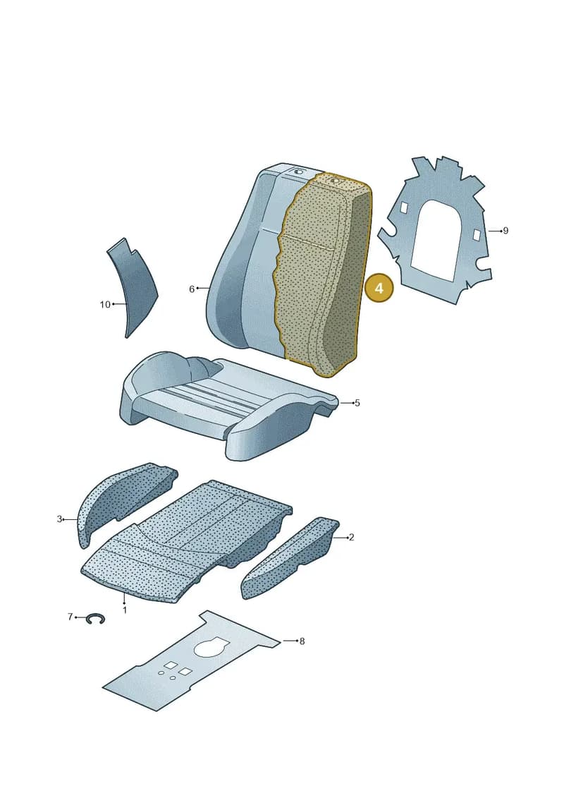 4M8881776A — Audi RS Q8 (2019-2025) diagram 859881630, position 4