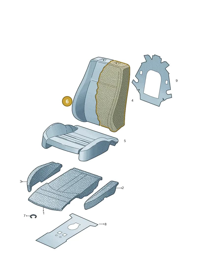 4M8881805AEKFG — Audi Q8 (2018-2025) diagram 859881610, position 6