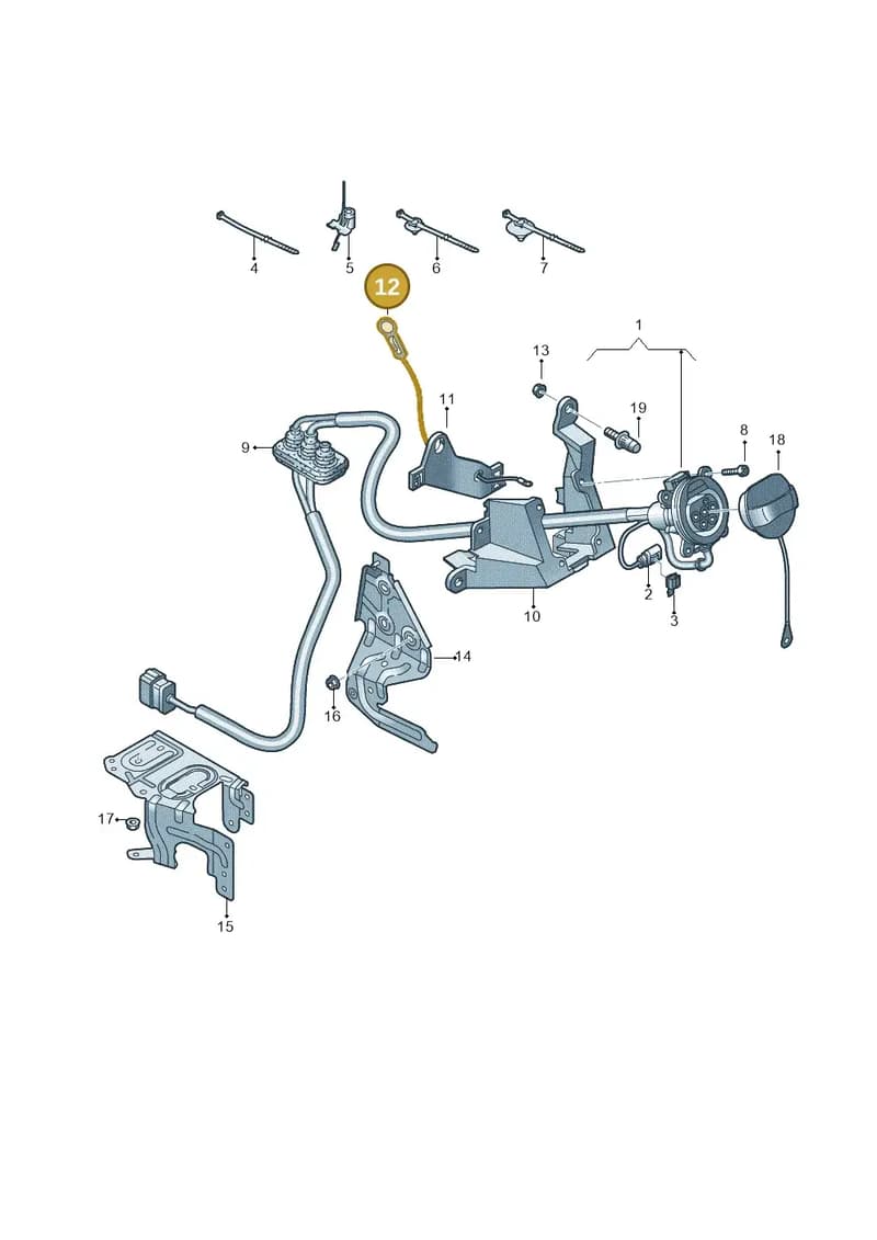 4M8915491 — Audi Q8 (2018-2025) diagram 429970300, position 12