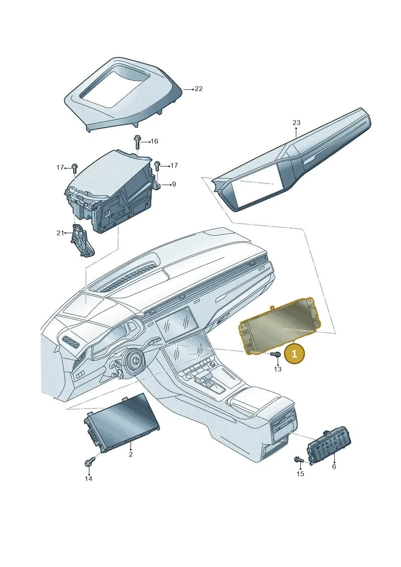 4M8919605M — Audi Q7 (2015-2025) diagram 859919010, position 1
