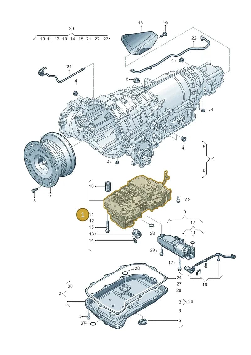4M8927158BC — Audi Q8 (2018-2025) diagram 429325800, position 1