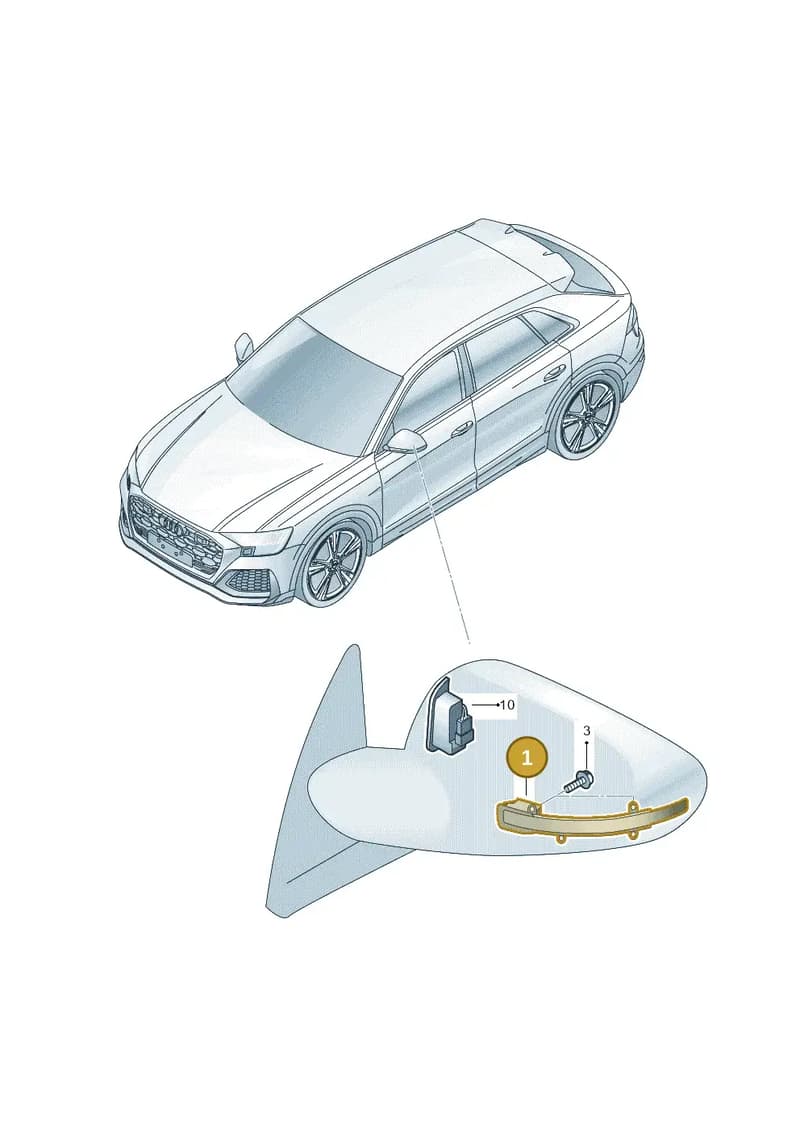 4M8949101 — Audi RS Q8 (2019-2025) diagram 595949000, position 1