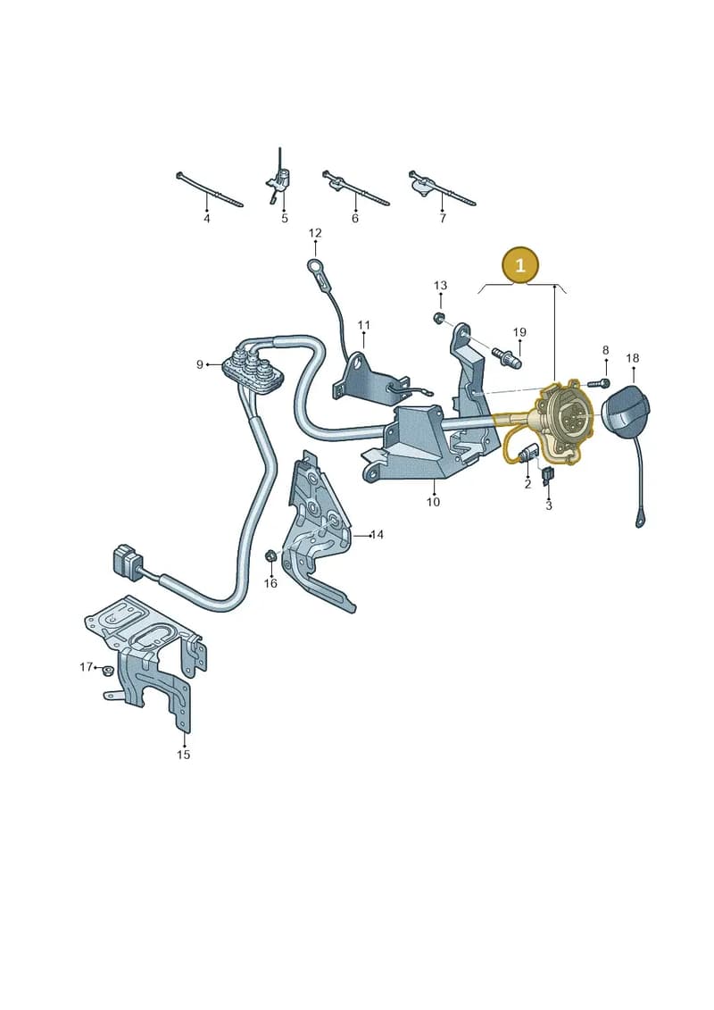 4M8971093E — Audi Q8 (2018-2025) diagram 429970300, position 1