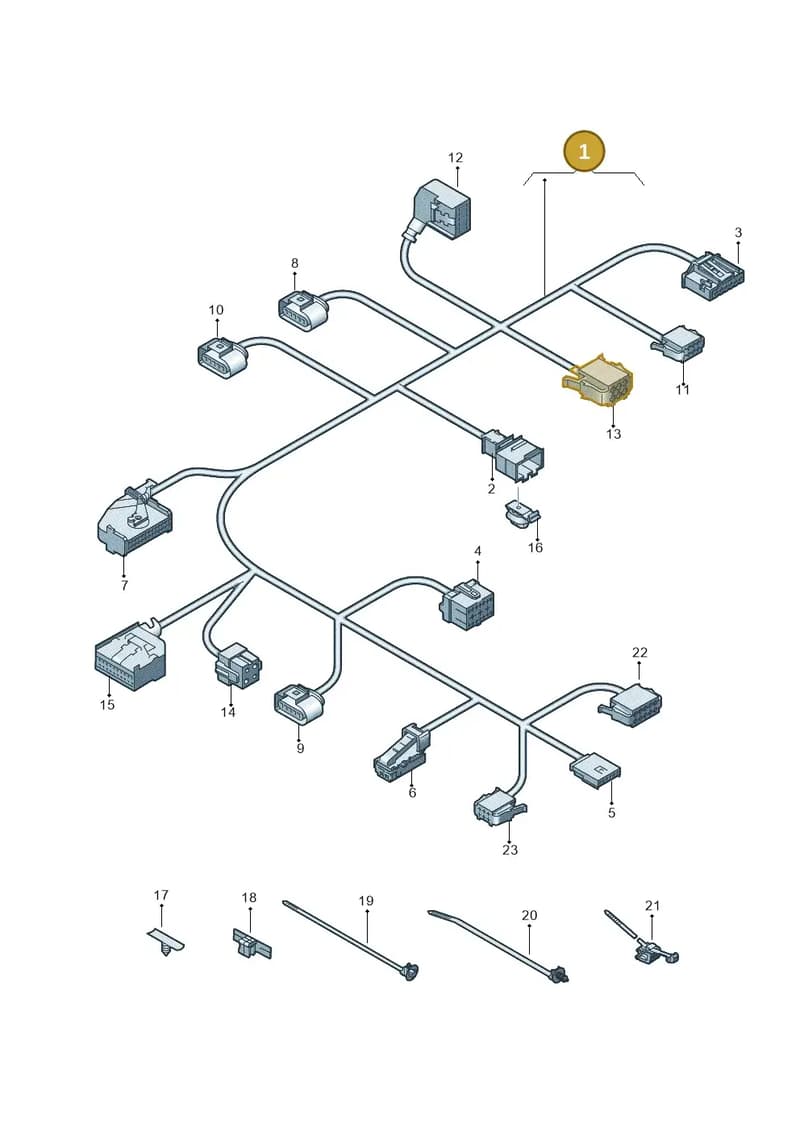 4M8971366B — Audi Q7 (2015-2025) diagram 859972120, position 1