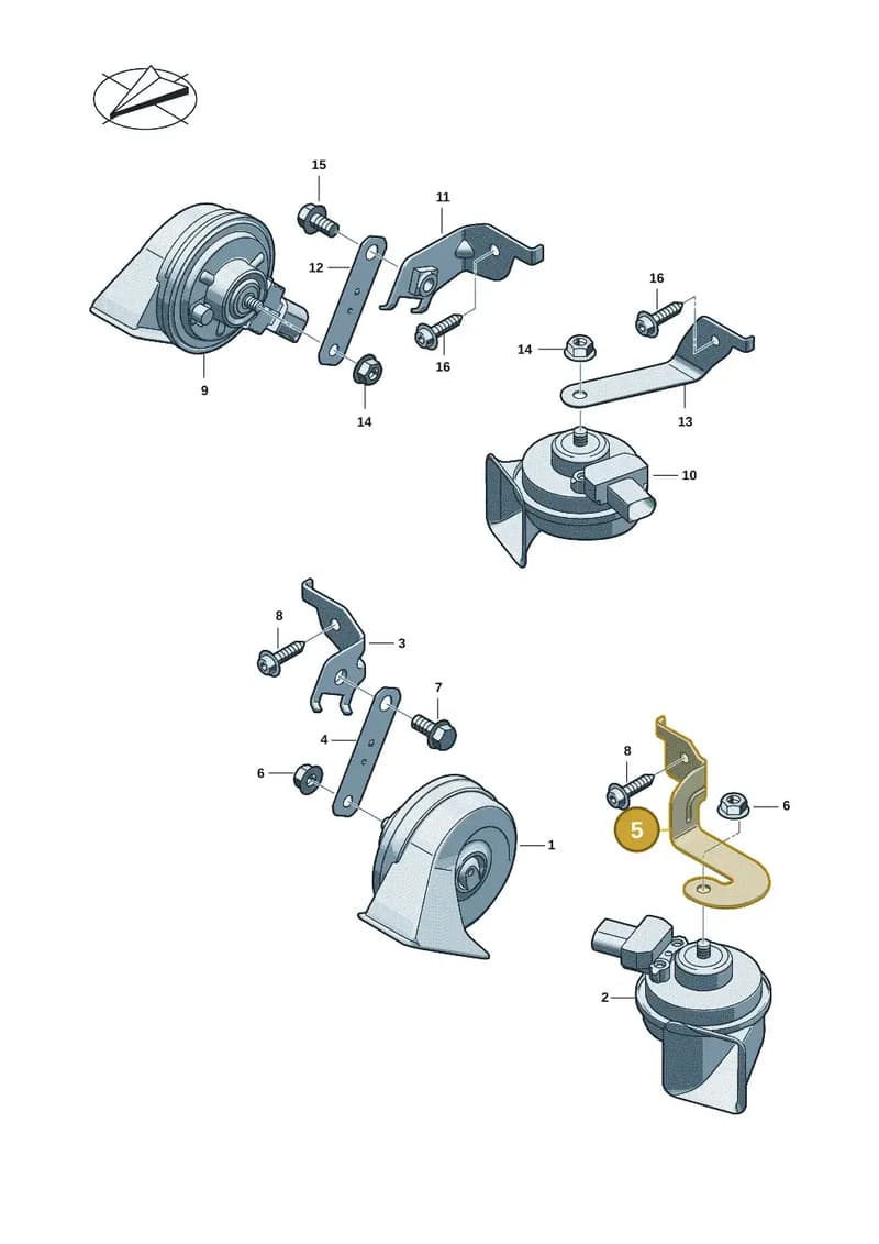 4ME951229 — Audi Q6 e-tron (2023-2025) diagram f5s951000, position 5