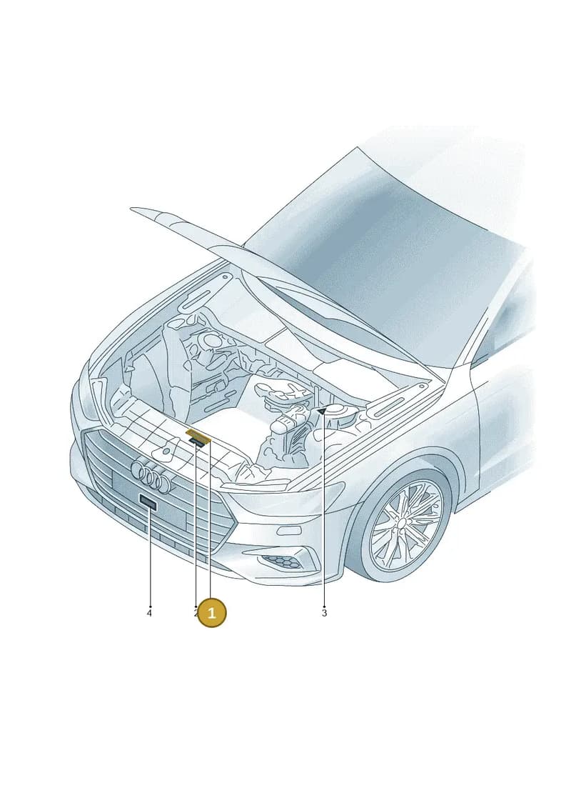4N0010534A — Audi RS6 Avant (2019-2025) diagram 435010150, position 1