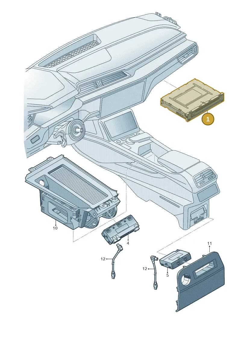 4N0035123A — Audi Q8 e-tron (2018-2025) diagram 586035380, position 1