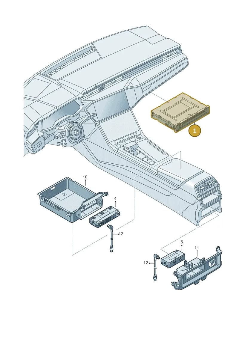4N0035123A — Audi RS6 Avant (2019-2025) diagram 435035380, position 1
