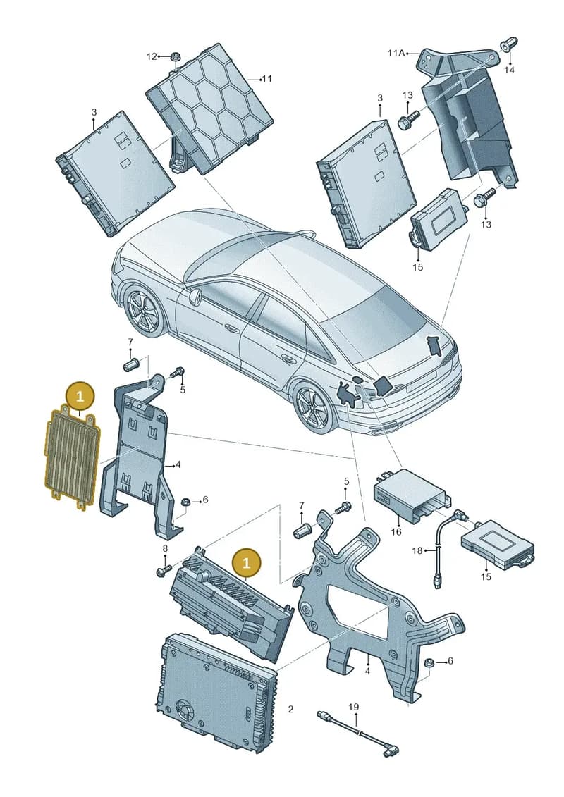 4N0035223A — Audi A6 (2018-2025) diagram 430035400, position 1