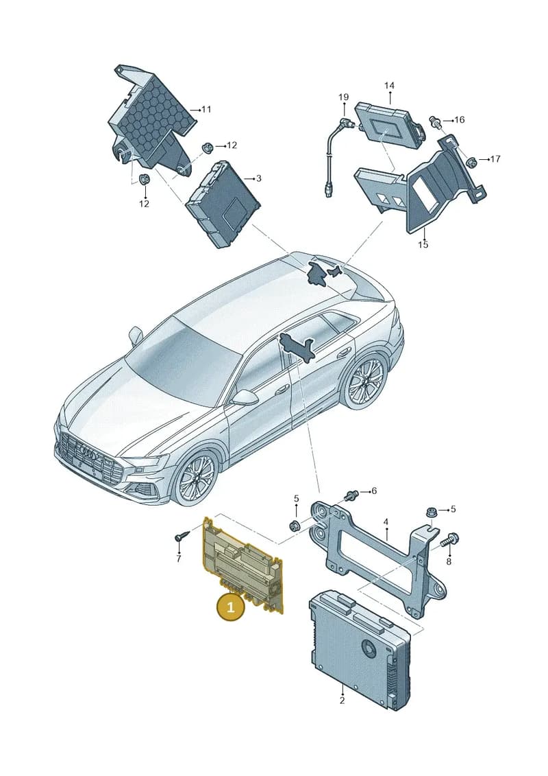 4N0035223A — Audi Q8 (2018-2025) diagram 429035040, position 1