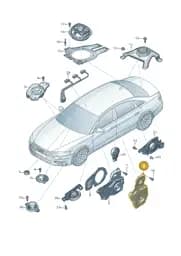 4N0035302A Audi Bass Loudspeaker