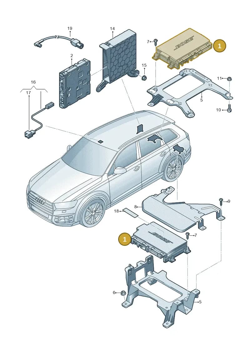 4N0035466C — Audi Q7 (2015-2025) diagram 859035040, position 1