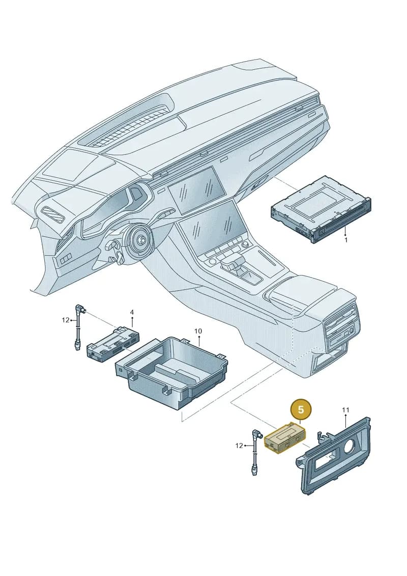 4N0035722 — Audi RS Q8 (2019-2025) diagram 429035380, position 5