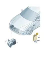 4N0035751 Audi Control Unit for Engine Noise Production