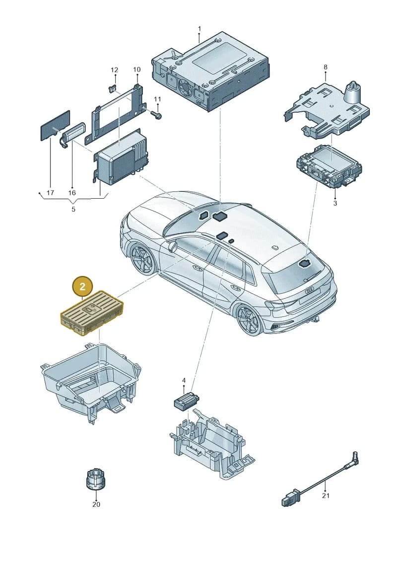 4N0035773B — Audi A3 Sportback (2019-2025) diagram 596035550, position 2