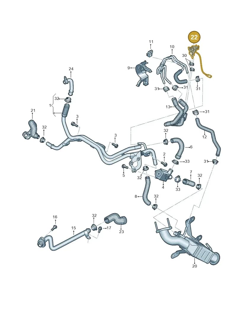 4N0121056A — Audi A8 (2017-2025) diagram 838121114, position 22
