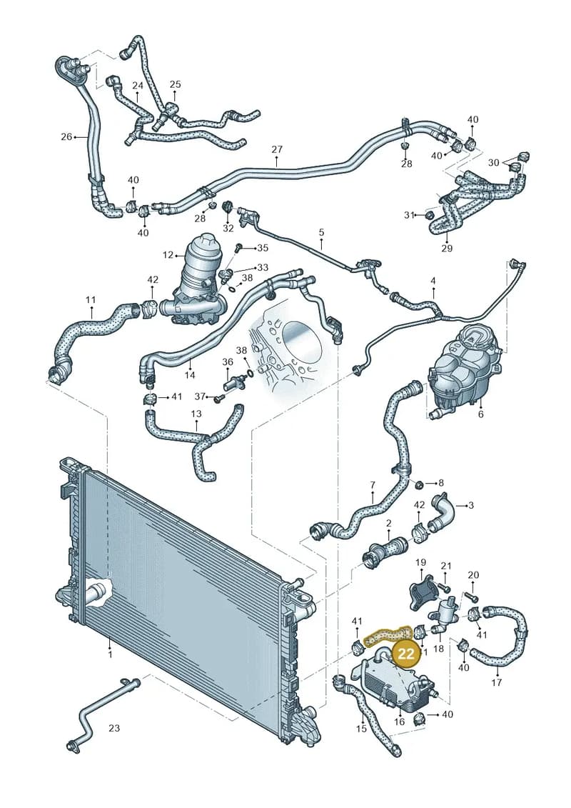 4N0121056A — Audi A8 (2017-2025) diagram 838121210, position 22