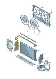 4N0121284AR Audi Air Guide