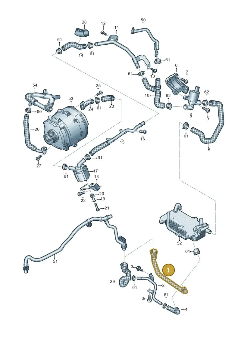 4N0122101P — Audi A8 (2017-2025) diagram 838121095, position 1
