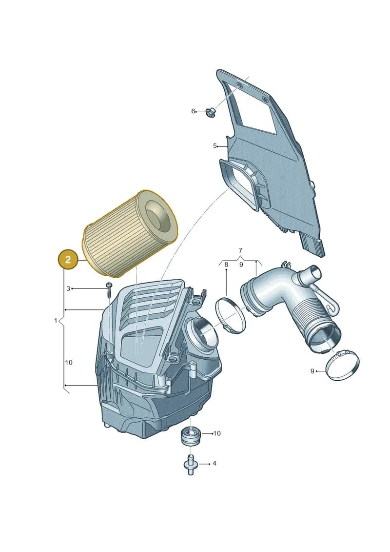 4N0129620C — Audi A8 (2017-2025) diagram 838133000, position 2