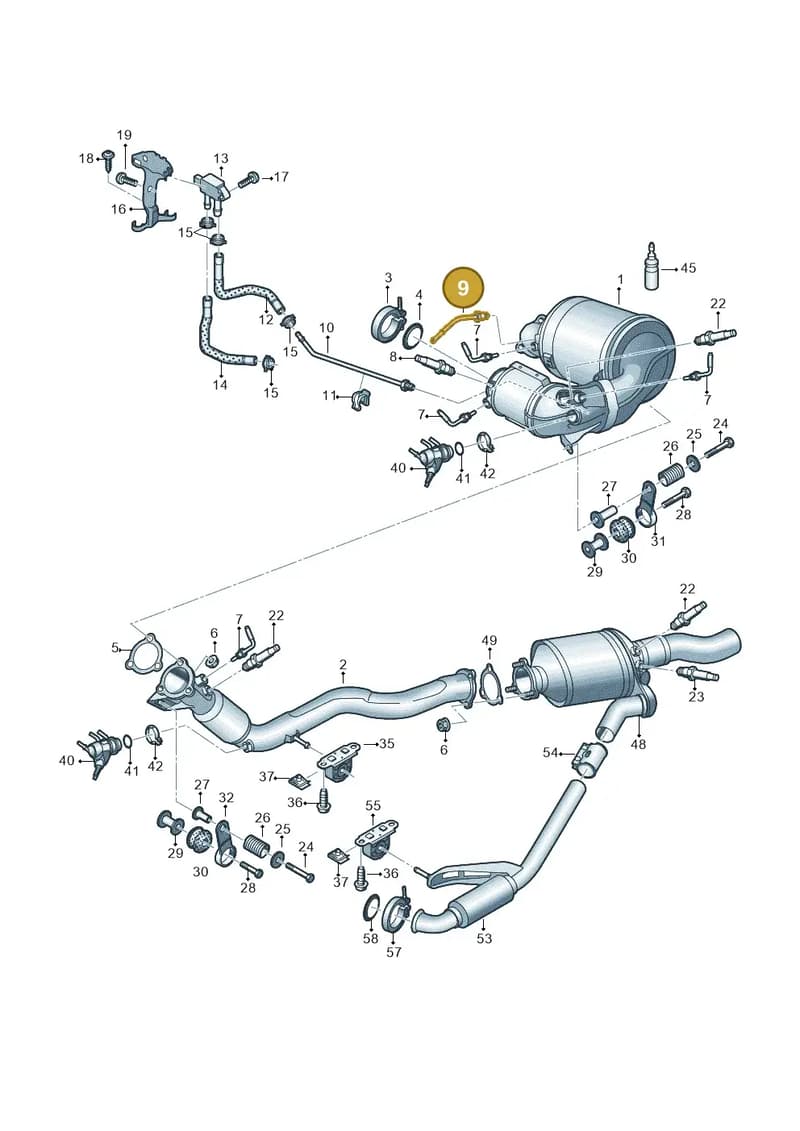 4N0131205AB — Audi A8 (2017-2025) diagram 838253760, position 9